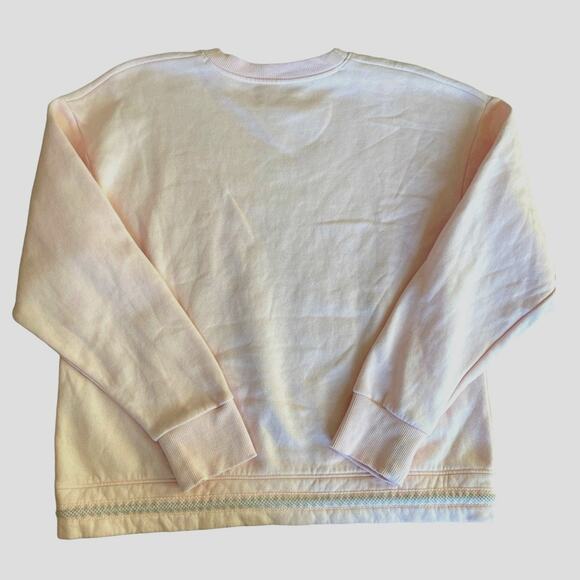 Under Armour Pink Rival Fleece Bungee Hem Sweatshirt Medium - Picture 6 of 8